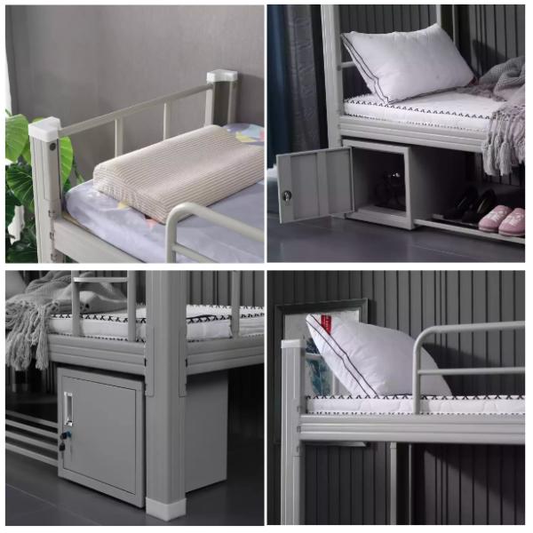 Heavy Duty Metal Bunk Bed Double Decker Bed For Military/Army/School