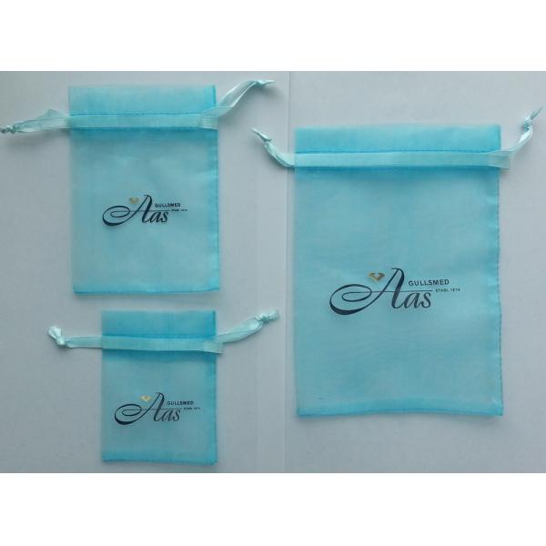 La coutume du sac 9cm de bijoux de poches de bijoux d'organza d'OEM de GV a