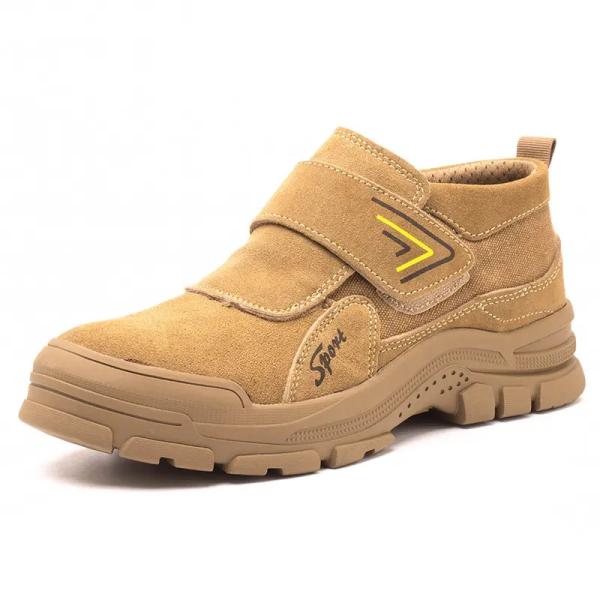 Yellow High Heat Resistant Boots Unisex Steel Toe Work Boots For Welders