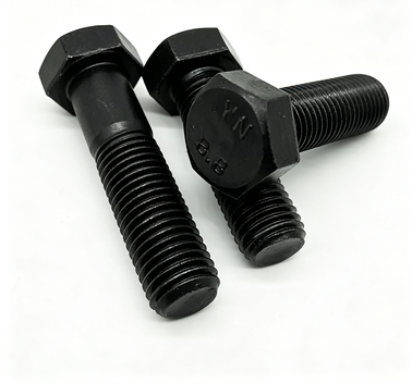Hex Head Bolts and Nuts 100 Pieces Corrosion Resistant Fasteners with 45 Steel Material
