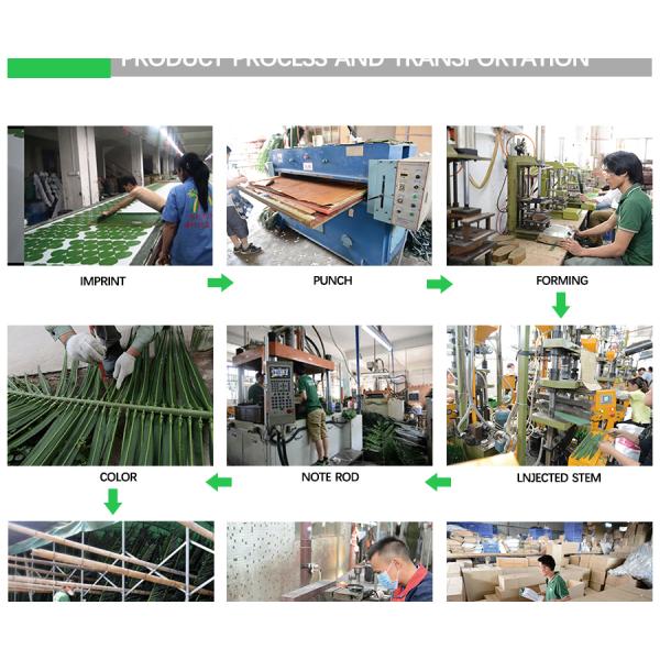 Real Stem Artificial Bamboo Outdoor UV Resistant Indoor Fire Retardant