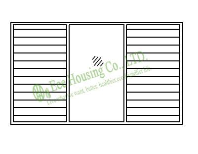 Louvre Vent, Aluminum Glass Louvered windows With Hurricane-proof,shutters,Jalousie louver
