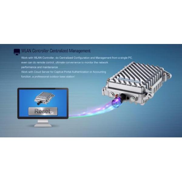 Qualcomm Chipset Outdoor Wireless Access Point , IEEE 802.11B G N Standard Outdoor Base Station