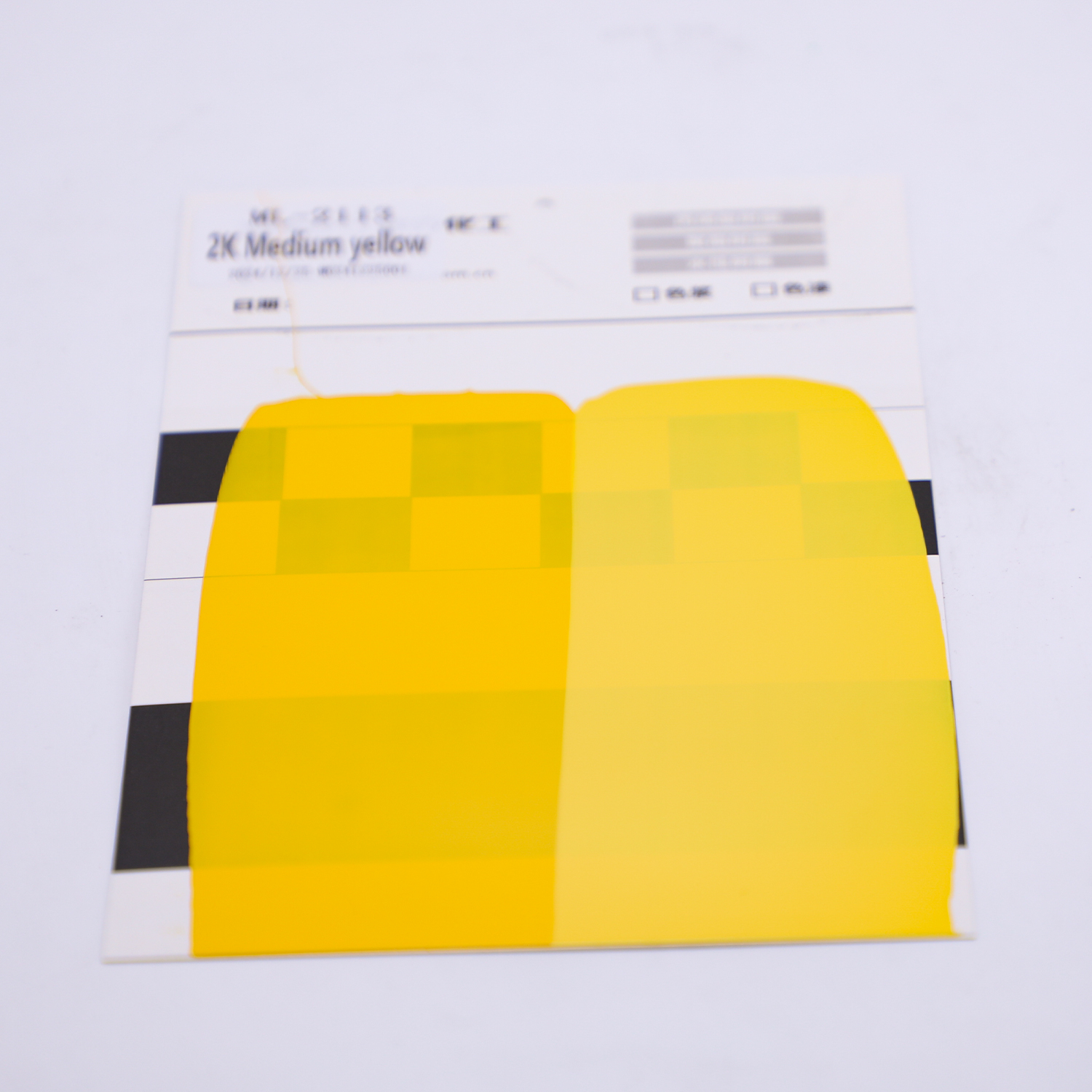 2113 Middle Yellow 2K Acrylic Car Repair Paint High-Solid Acrylic Topcoat with Intelligent Color Matching System