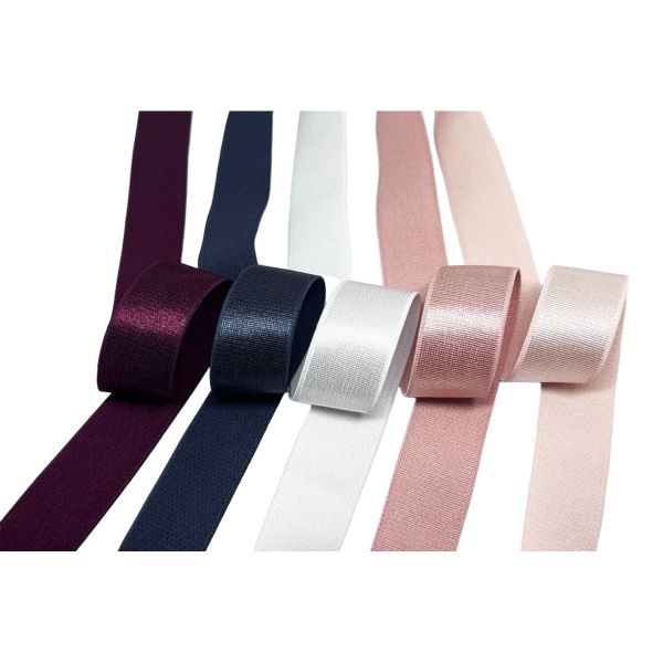 DANSKY High Quality Nylon Shiny Stain Bra Elastic Webbing Strap Elastic Band for Women Bra