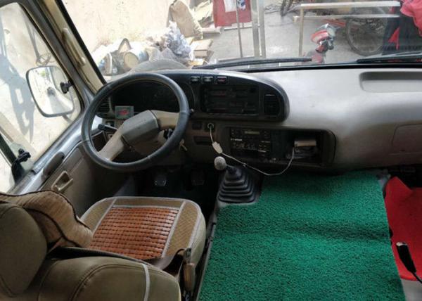 Hot Weather Toyota Coaster Used Bus , 24-30 Seats Used City Bus AC Diesel Engine