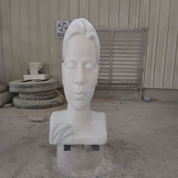 Custom Outdoor Decoration Marble Stone Figure Sculpture