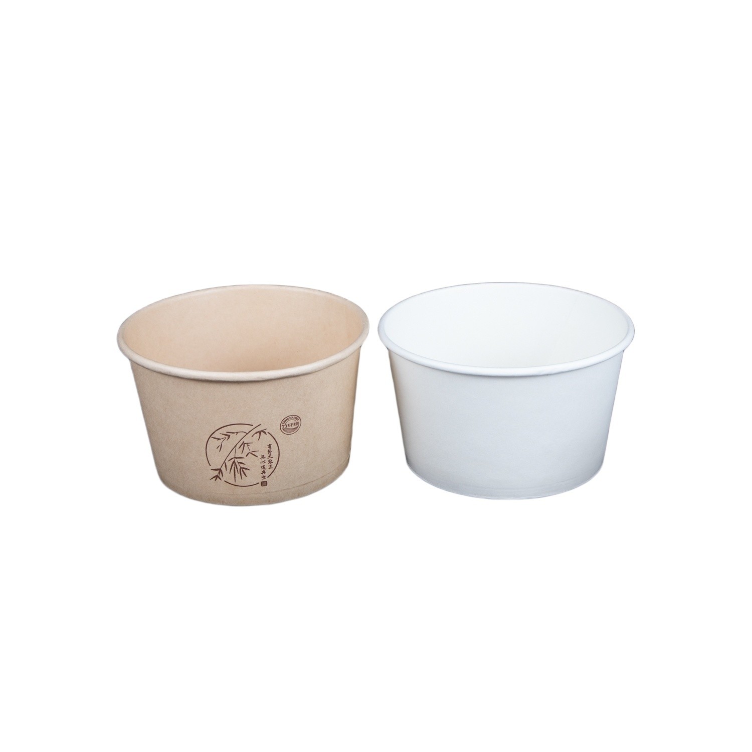 Food Grade Takeout Food Container Paper Bowl Customization and Bicolor Customization