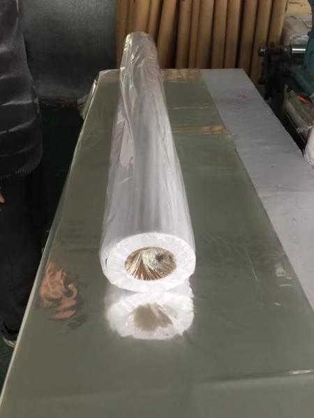 Etiqueta autoadesiva do vinil do PVC da etiqueta imprimível branca (100 mícrons 140 G/M) para a impressão solvente/solvente