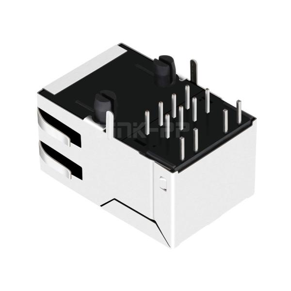 LPJ1026AWNL 10/100 Base-T Tab Up 1x1 Port RJ45 Female Connector With Green/Green Led