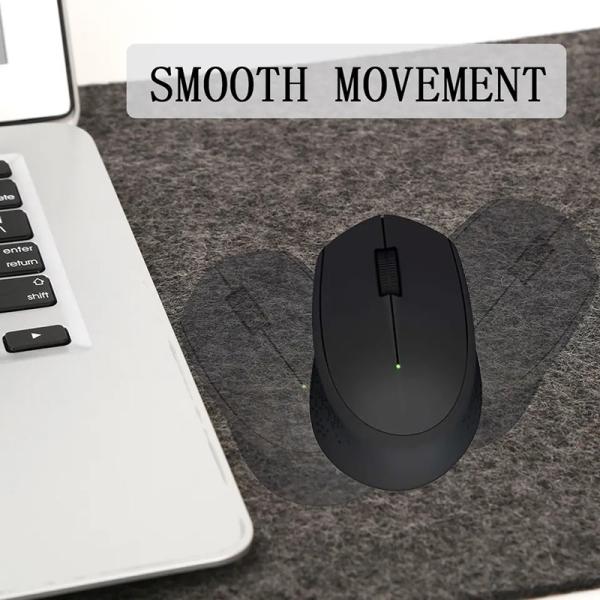 Cartoon Style Extra Large Gray Office Protector Keyboard Mouse Pad Laptop Felt Desk Mat