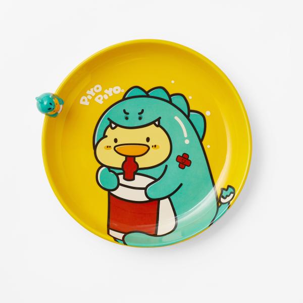 Cartoon Cute Ceramic Duckling Plate Companion Gift Eating Plate Children Breakfast Tableware