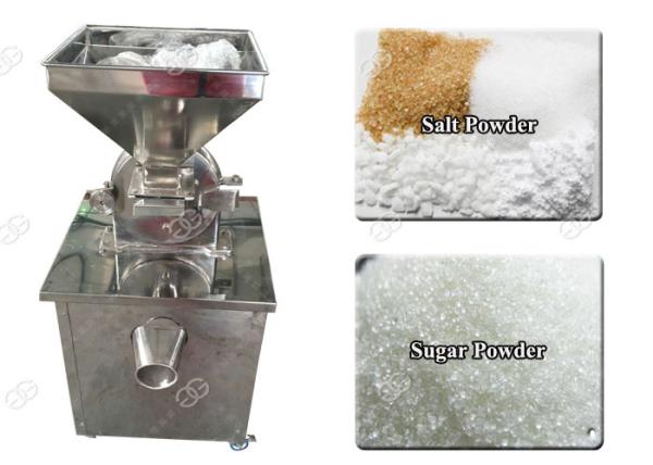 Dry Food Sugar Grinder Pulverizer / Salt Sugar Powder Making Machine High Speed