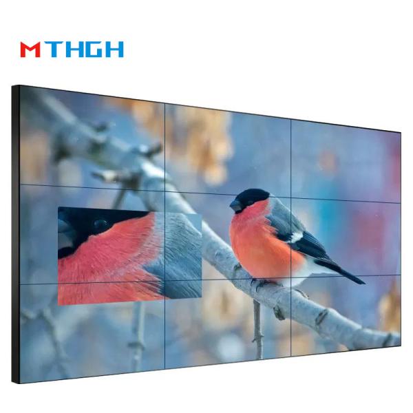 49 Inch 4K LCD Splicing Screen with 500cd/m² Brightness for High-Quality Video Wall Panels