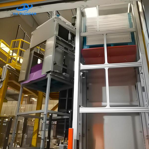 Space Saving Vertical Reciprocating Elevator with Customized Platform Sizes for Compact Industrial Solutions