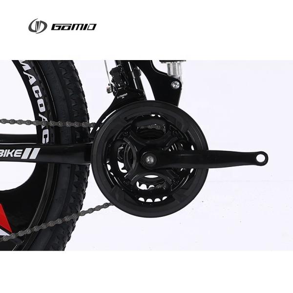 GOMID Foldable Bike Full Suspension Folding Mountain Bike 27.5 29 Custom Bicycle with L-TWOO A2 SF 3*7 Speed Shift Lever