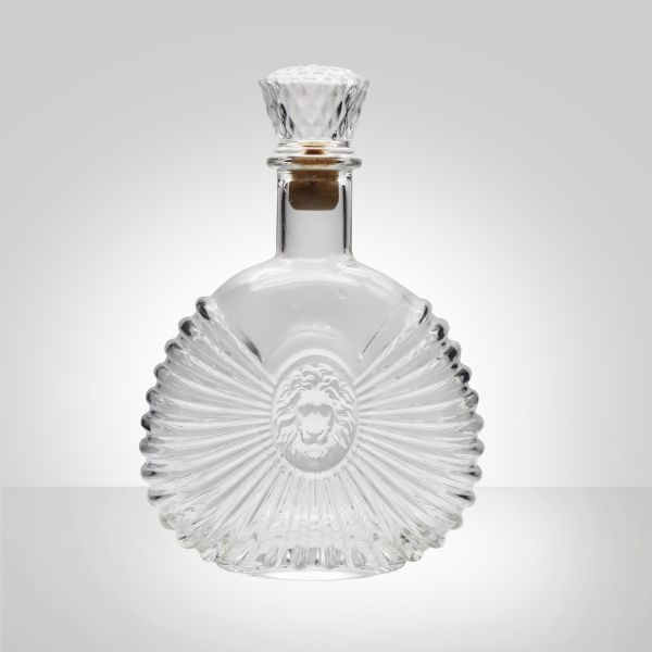 Super Flint Diamond Cut Glass Decanter , XO, brandy , Vodka Liquor Gin Rum Tequila Whisky Brandy Spirit Glass Bottle With Solid Glass Stoppers