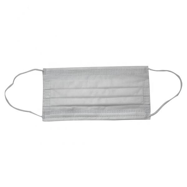 White Color Medical Disposable 3 Ply Non Woven Face Mask CE FDA Certificate