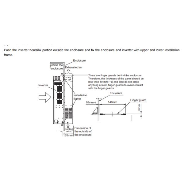 400W преобразователь частоты FR-D740-0.4K-CHT инвертора AC Mitsubishi Electric