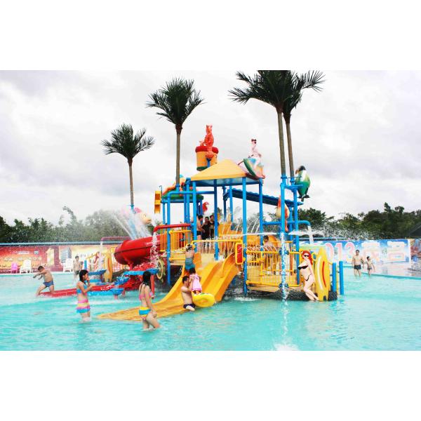 La aguamarina interior/al aire libre modificada para requisitos particulares parquea la casa del agua de los niños del equipo para la interacción de la familia