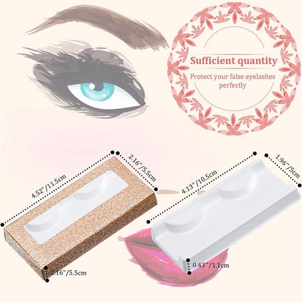 Private Label False Eyelash Packaging Box Lashes Paper Box for Printing Handling