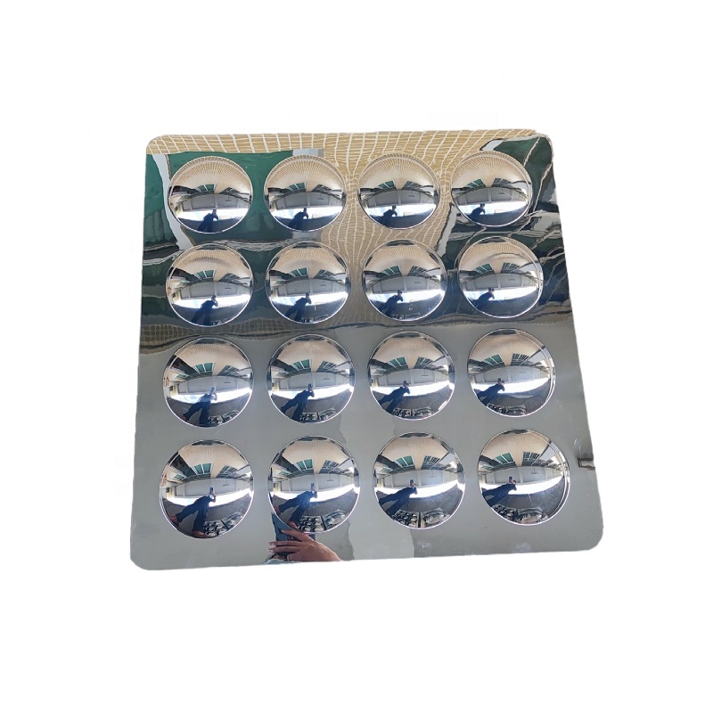 50x50cm Acrylic Convex Mirror Frameless Lightweight Bubble Mirror Panel