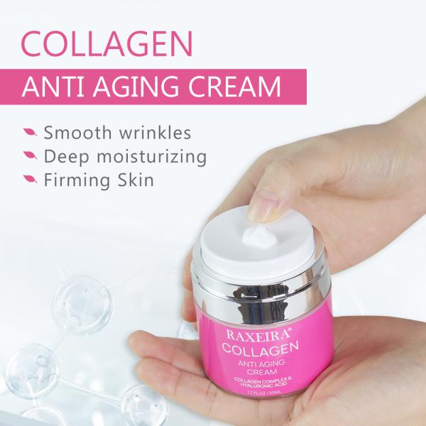 MSDS Female Skin Care Face Cream Collagen Anti - Aging Daily Facial Moisturizer