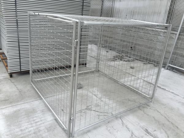 4mm Hot Dipped Galvanized Rubbish Cage Metal Garbage Cage Tube 32mm*1.5mm