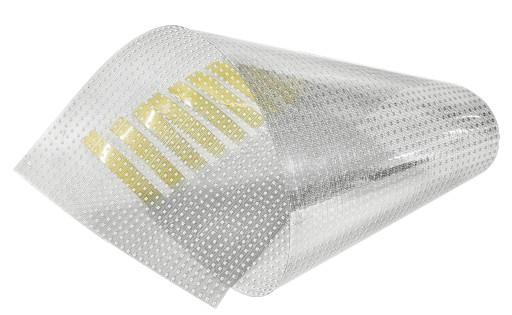 Affichage de film LED transparent résistant aux chocs en pleine couleur