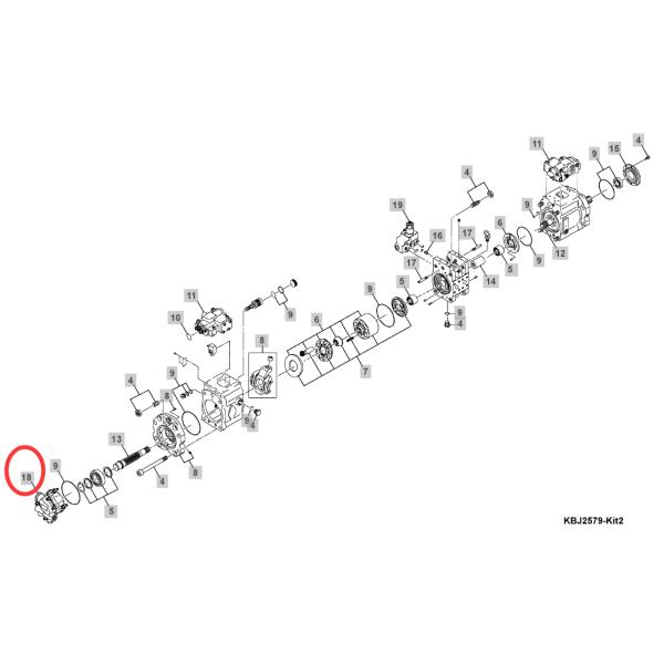 20 952543 насос пилота насоса с зубчатой передачей частей запасной части JS220 гидронасоса K3V112DT 20 952543 насос пилота насоса с зубчатой передачей частей запасной части JS220 гидронасоса K3V112DT