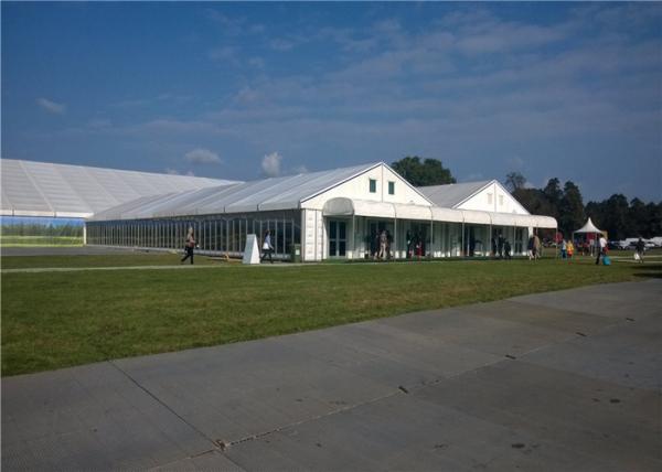 Movable Logistics Commercial Clear Tents For Weddings Customized Aluminum Alloy