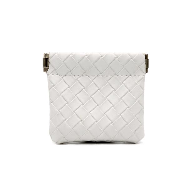 Custom Wedding Bride Leather Pouch Bridesmaids Leather Cosmetic Bag in Solid Pattern
