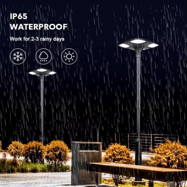 Solar Motion Sensor LED Solar Garden Light Waterproof Outdoor Lighting for Yard