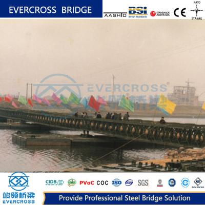Special Equipment Bailey Pontoon Floating Bridge With Light Weight For Convenient