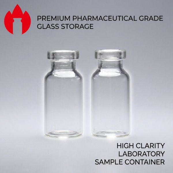 3ml Medicine Tubular Borosilicate Clear Glass Bottle Vial
