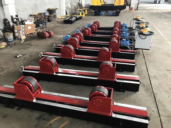 os rolos convencionais da soldadura 22000lbs, rotador da soldadura da tubulação do parafuso 10T movimentador estão