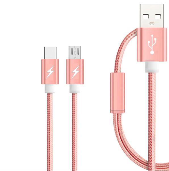 High Speed Pd Qc3.1 Usb Power And Data Cable  Nylon Material 5v 5.1a Output