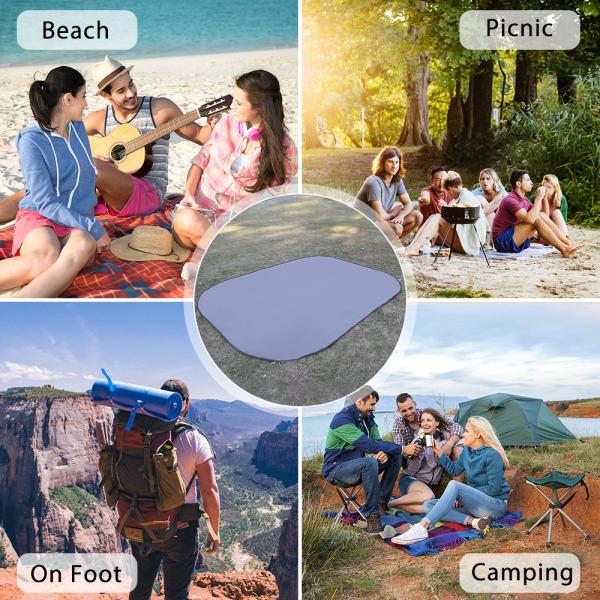 ISO9001 Wild Protecting Popup Tent Ground Sheets