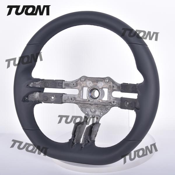 Sport Black Leather Mercedes Benz Steering Wheel Soft Grip Customizable