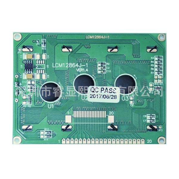 3.2 Inch STN Display 128x64 Resolution Dot Matrix LCD Module for Industrial and Medical Applications
