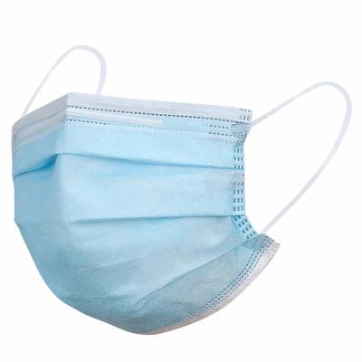Dust Protection Non Woven Face Mask  With 3 Layers Face Protection Pad
