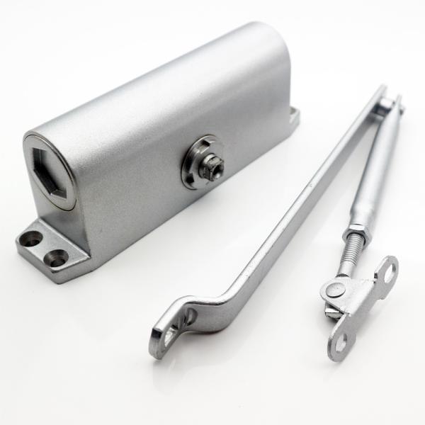 Peso máximo da porta 45-65kg Liga de alumínio fechador de porta deslizante automático com acabamento personalizado