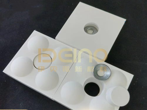 OEM Alumina Ceramic Lining Pipe Welded The Stud Ceramic Coated Pipe