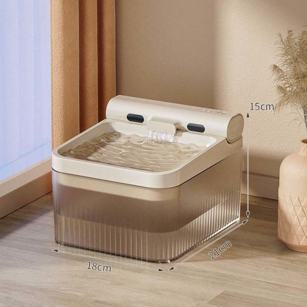 OEM Automatic Pet Water Fountain, Quiet Filtered Large Capacity Wireless Water Dispenser Wholesale