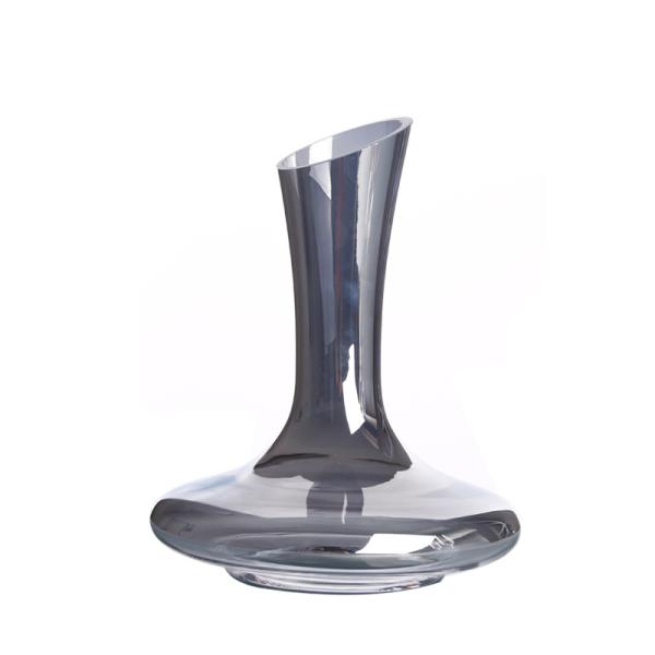 Бокалы классического длинного стержня закоптелые кристаллические с качеством еды графинчика