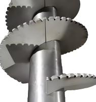 Lamelle hélicoïdale pressée à froid et arbre en spirale en acier inoxydable