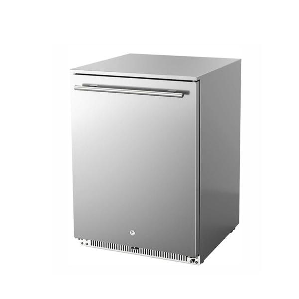 150L 168Cans Stainless Steel Solid Door Outdoor Beverage Refrigerator
