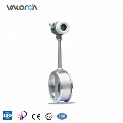 Medical oxygen vortex gas flowmeter
