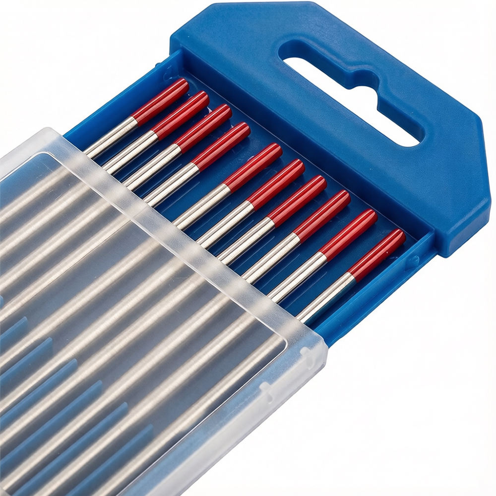 TIG Welding Parts WT20 Thoriated Tungsten Needle Tungsten Electrode Argon Arc Welding Red Head Tungsten Needle 1.6/2.4/3.2mm