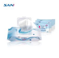 Nenhum lenço de papel sanitário do álcool, limpezas molhadas do tecido 80tablets/Pack